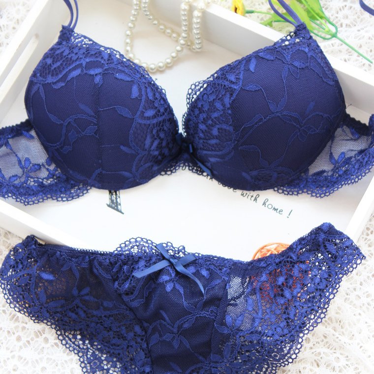 Sexy lace women's underwear Bra Set women push up bra set lingerie underwear