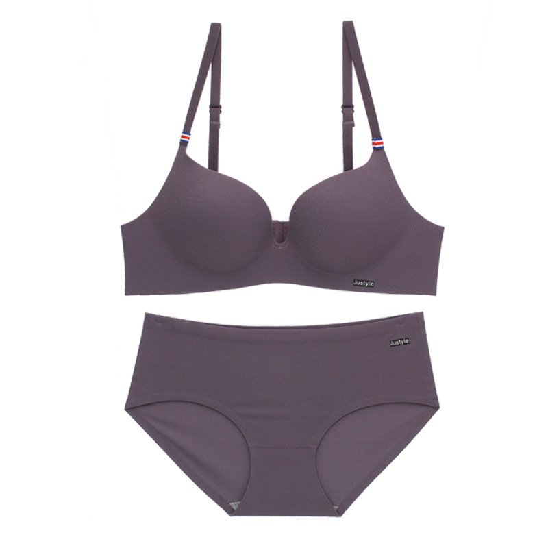 Women's underwear panties sexy seamless lingerie set push up breathable girl's bra and panty set
