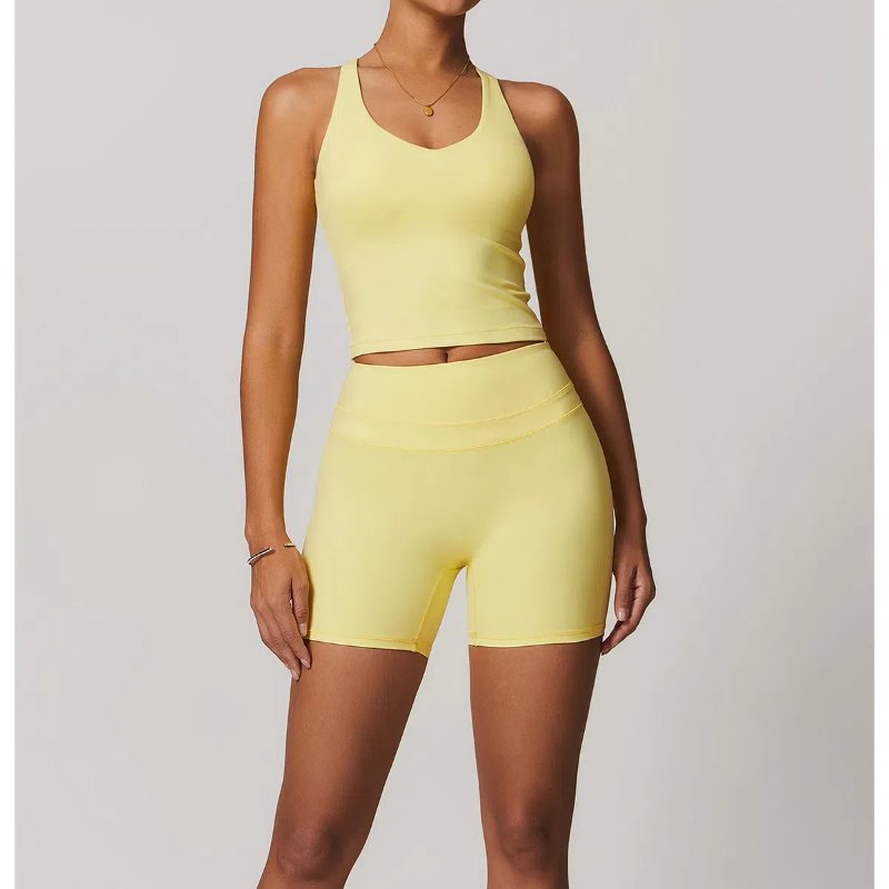 High Stretchy Women's Sportswear Workout Yoga Sets Seamless Leggings Pants Fitness Gym Clothing Sports Sexy Bra Vest Shirts