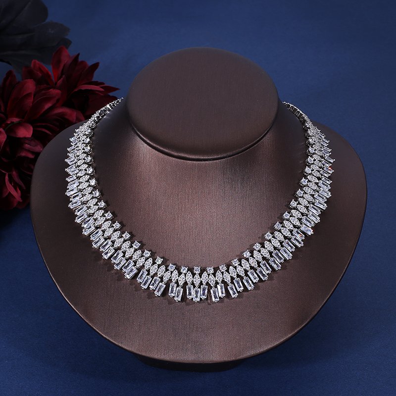 Fashion Luxury Gold Plated Four Pieces Of Jewelry Set For women