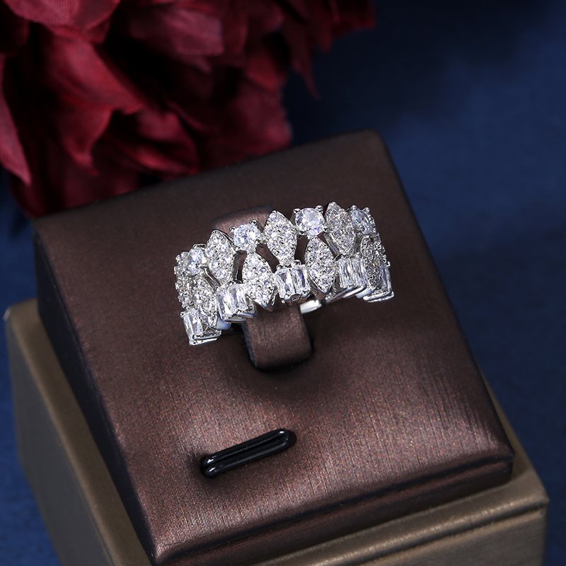 Fashion Luxury Gold Plated Four Pieces Of Jewelry Set For women