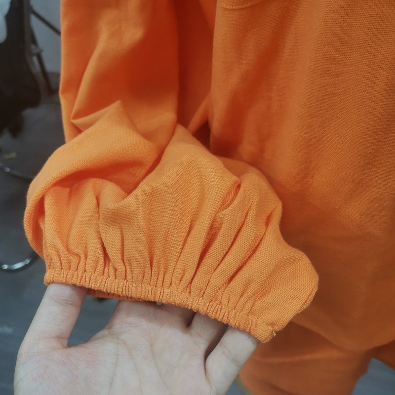 Custom High Quality 100% Cotton Linen Breathable Shirt Double Layers Shorts Two Pieces Sets Women's Summer Sets Elegant