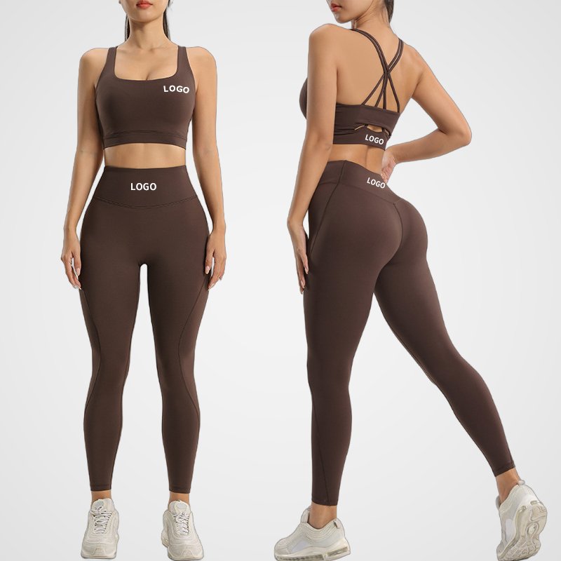Colorful Seamless Yoga Suit Set With Quick Drying High Waisted Running Fitness And Tight Fitting Yoga Set