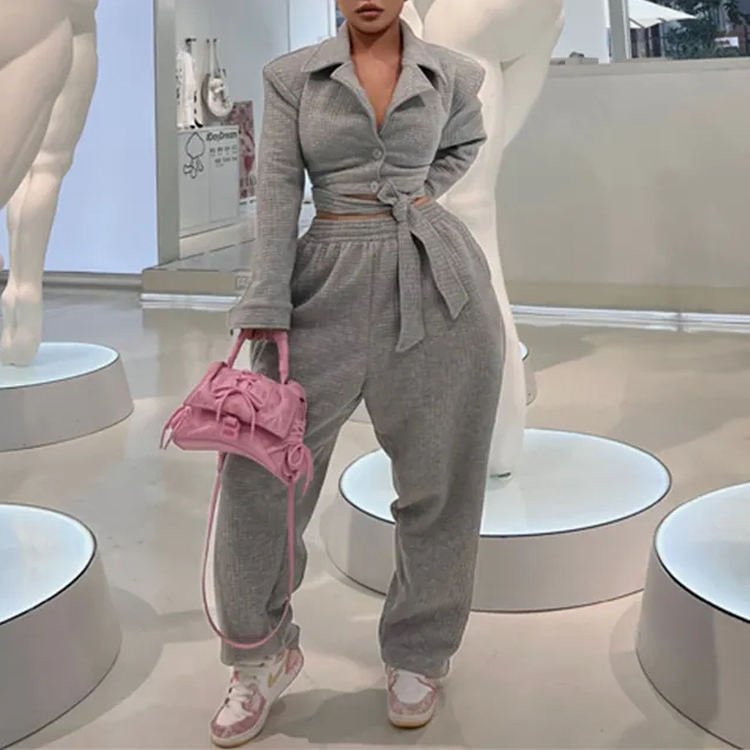 Women oversize tracksuit sweatsuit set high quality 2 piece jogger set women space cotton custom women's sets plus size