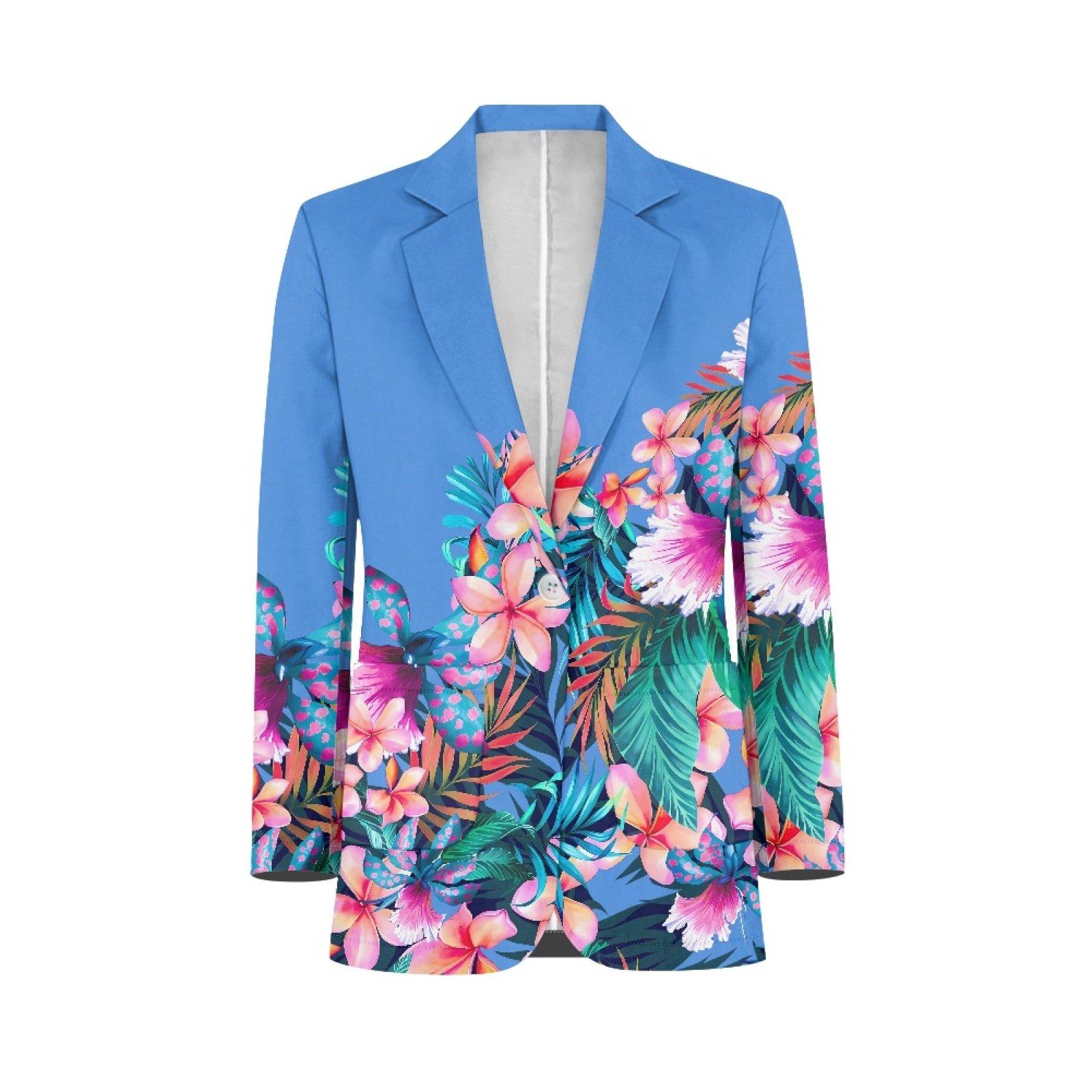 Print On Demand Casual Blazer Hawaiian Tribal Tattoo Ladies Long Sleeve Autumn Women Office Blazers Custom Women's Jackets Coats