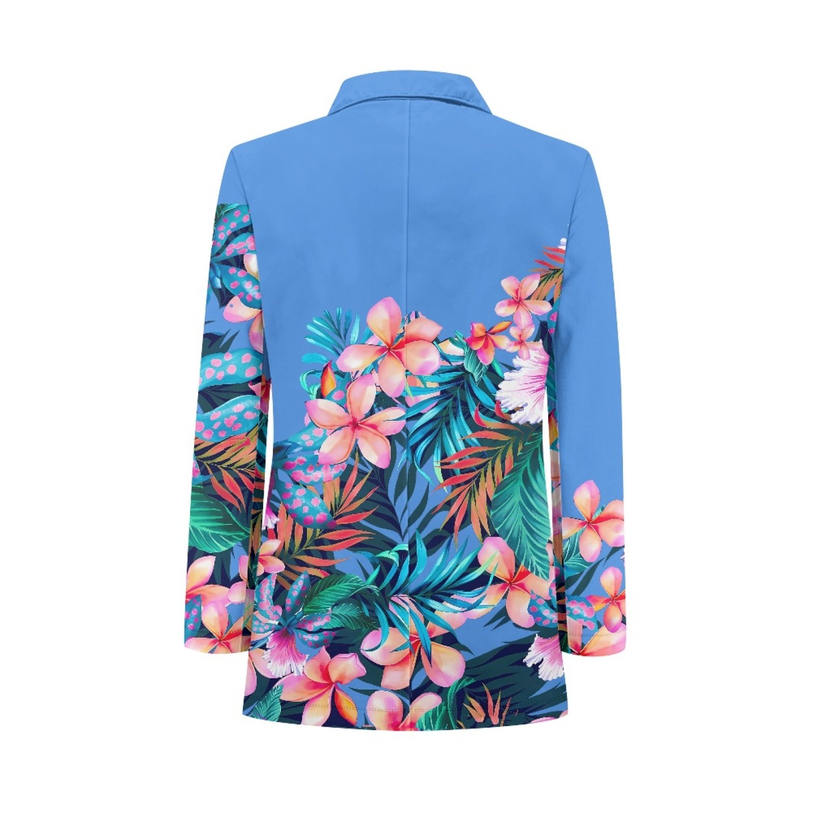 Print On Demand Casual Blazer Hawaiian Tribal Tattoo Ladies Long Sleeve Autumn Women Office Blazers Custom Women's Jackets Coats