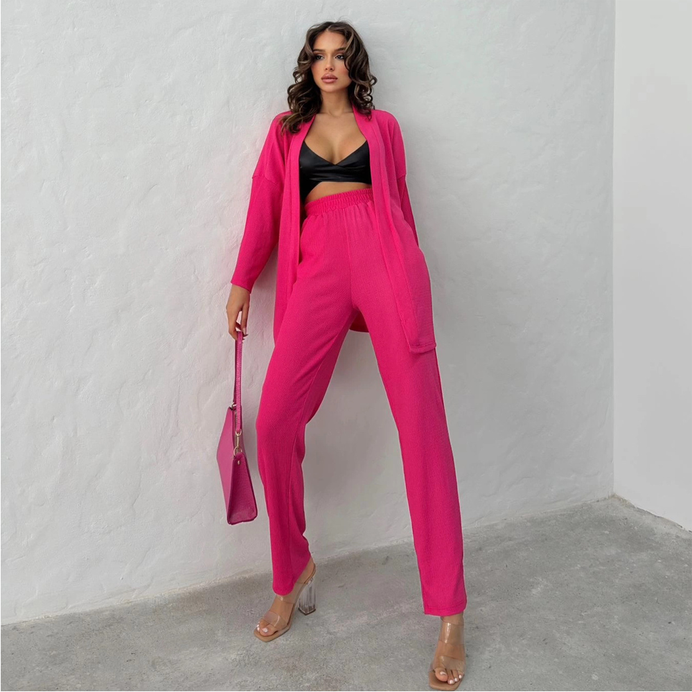 2024 New Women's Coat Set Trendy, High end, Fashionable, Sexy, Casual, Elegant Women's Set Two Piece Set