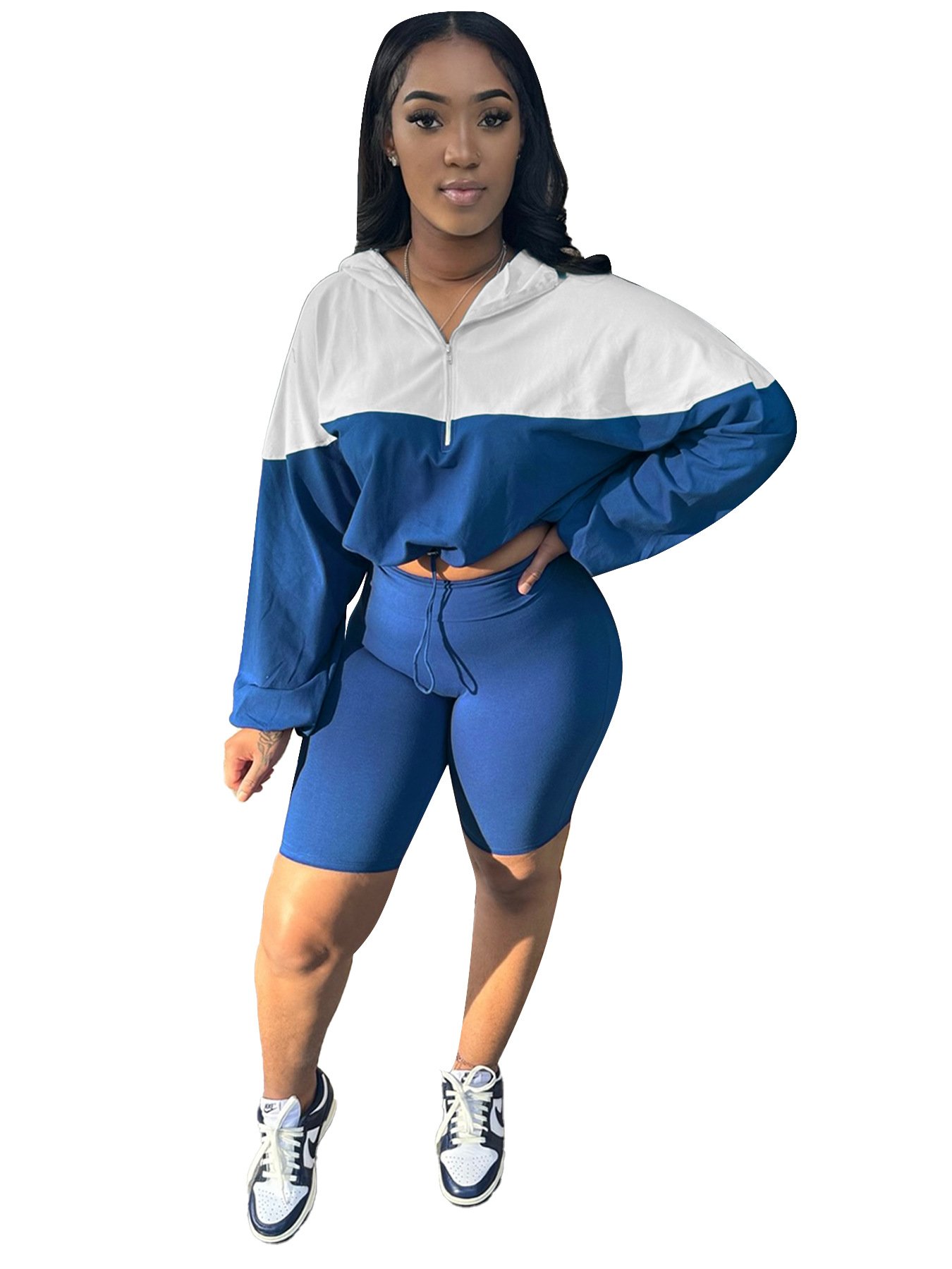 Wholesale Long-Sleeved Shorts Sports Tracksuits For Women Custom Logo Casual Gym Lounge Wear 2 Piece Set Winter Sets For Women