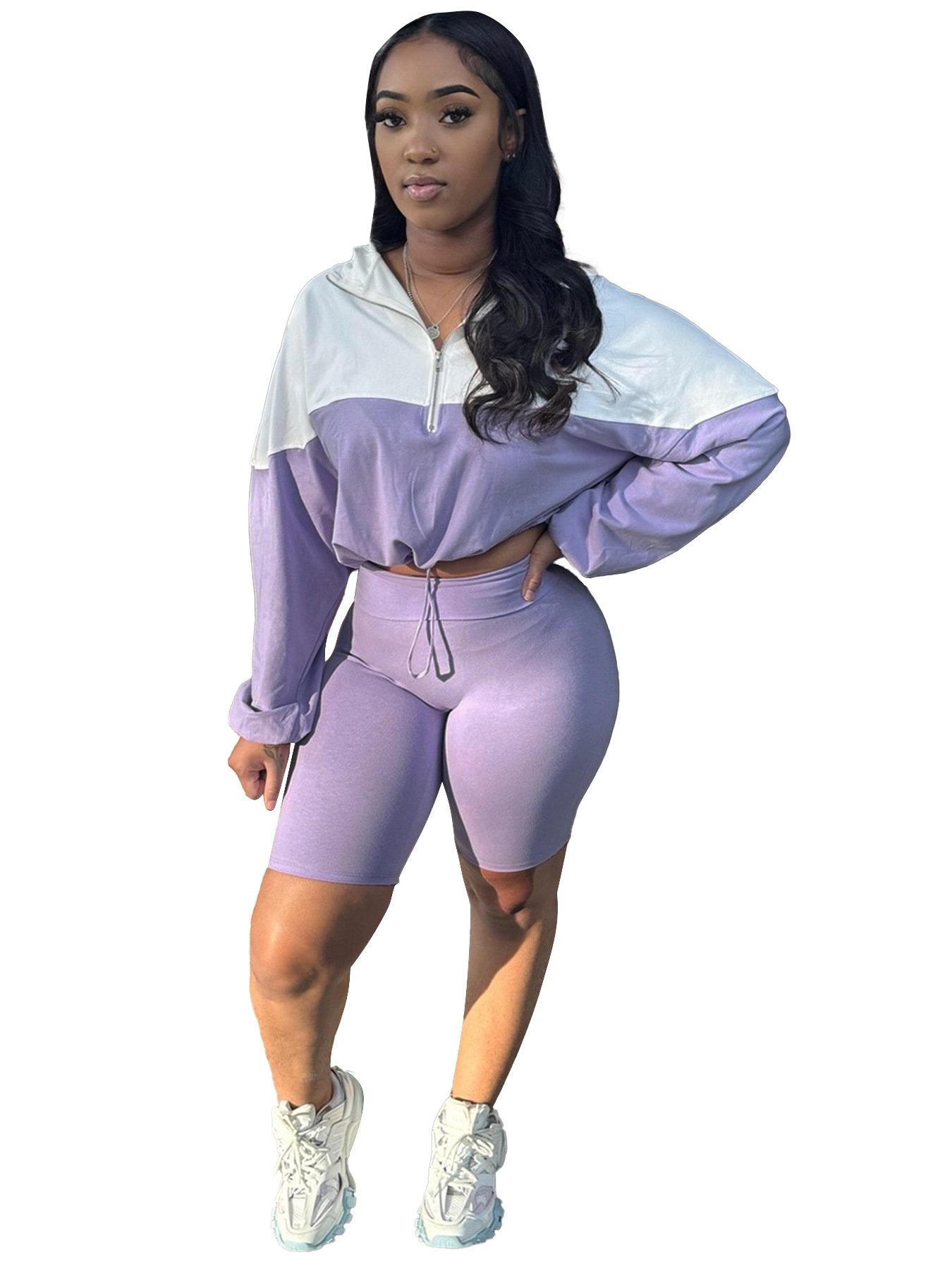 Wholesale Long-Sleeved Shorts Sports Tracksuits For Women Custom Logo Casual Gym Lounge Wear 2 Piece Set Winter Sets For Women