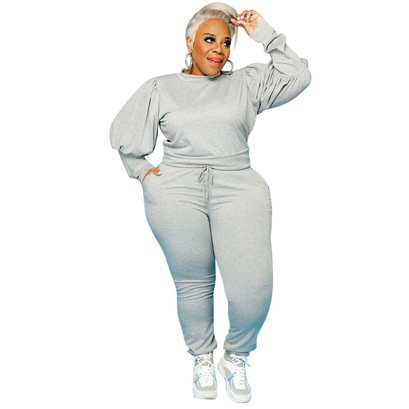 Women spring 2024 girl jogging suit plus size women's sets