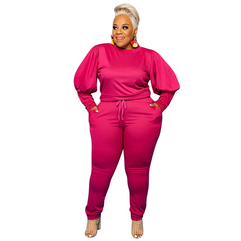 Women spring 2024 girl jogging suit plus size women's sets