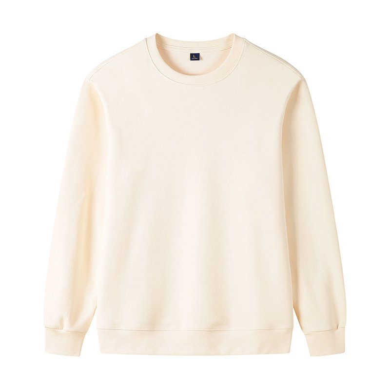 Pure Cotton T Shirt Autumn And Winter New Ins Loose Off Shoulder Top women's sets puff printing hoodie