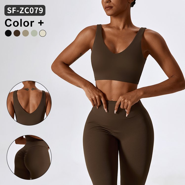 Custom Sports Clothe Girls Clothing Fitness Wear Yoga Outfit Women Two Piece Long Sleeve Women's Sets Yoga Sets Gym Fitness Set