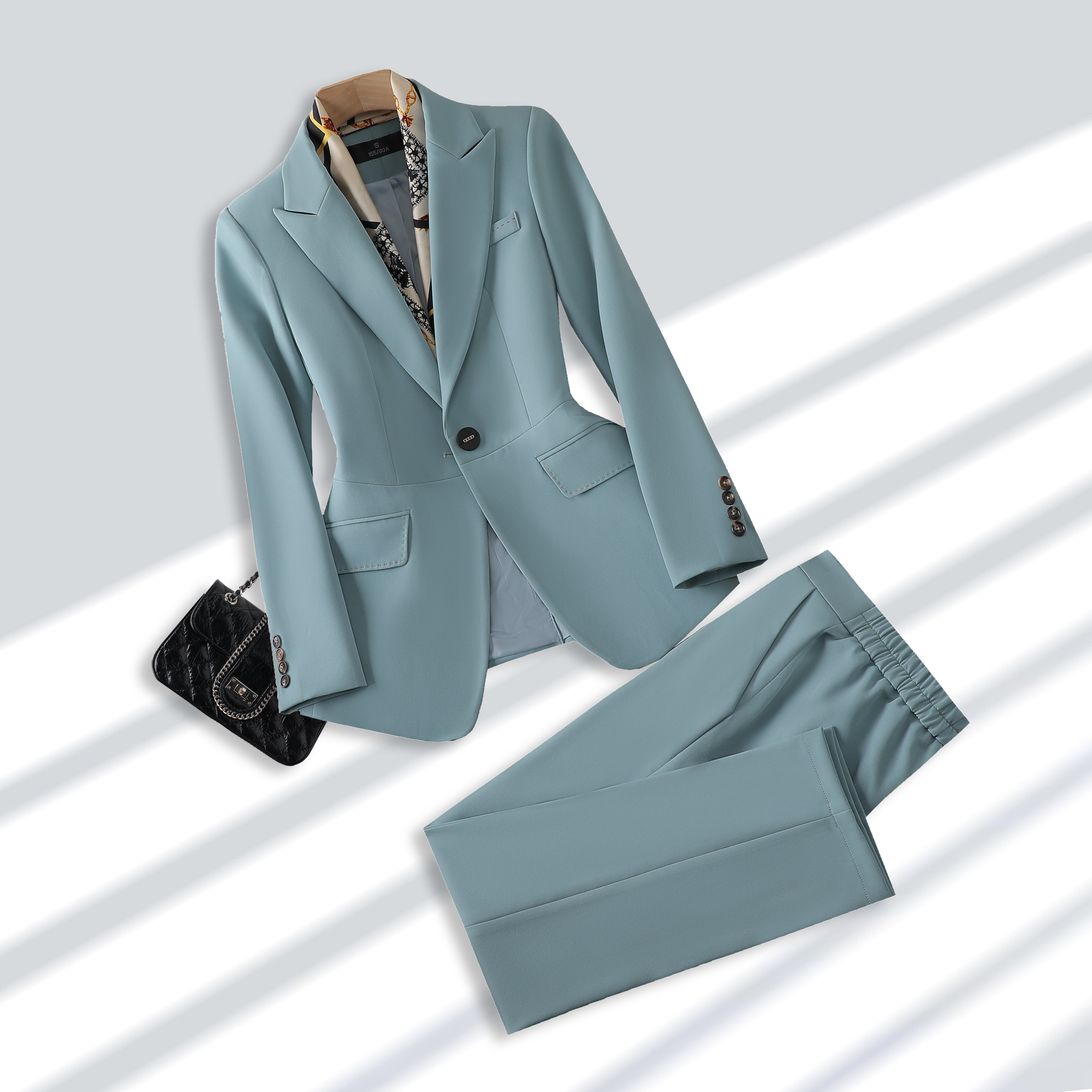Hot selling high-quality and elegant two-piece women's pants set, office suits and tuxedo for women