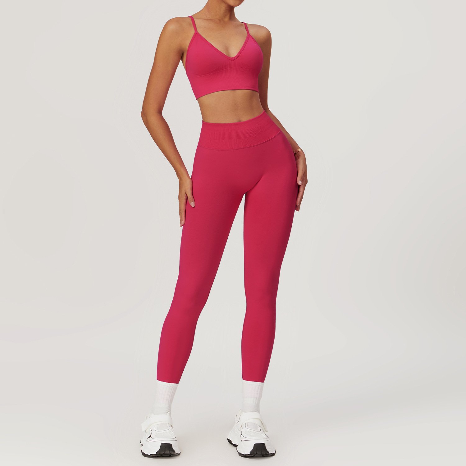 Sports Clothes Fitness Wear Seamless Yoga Sets Girls Clothing Women's Sets 2PCS Gym Fitness Sets