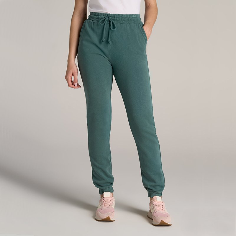 Custom women pullover sweatshirt and sweats pant loungewear set made from cotton and polyester fleece women's tall hoodie set