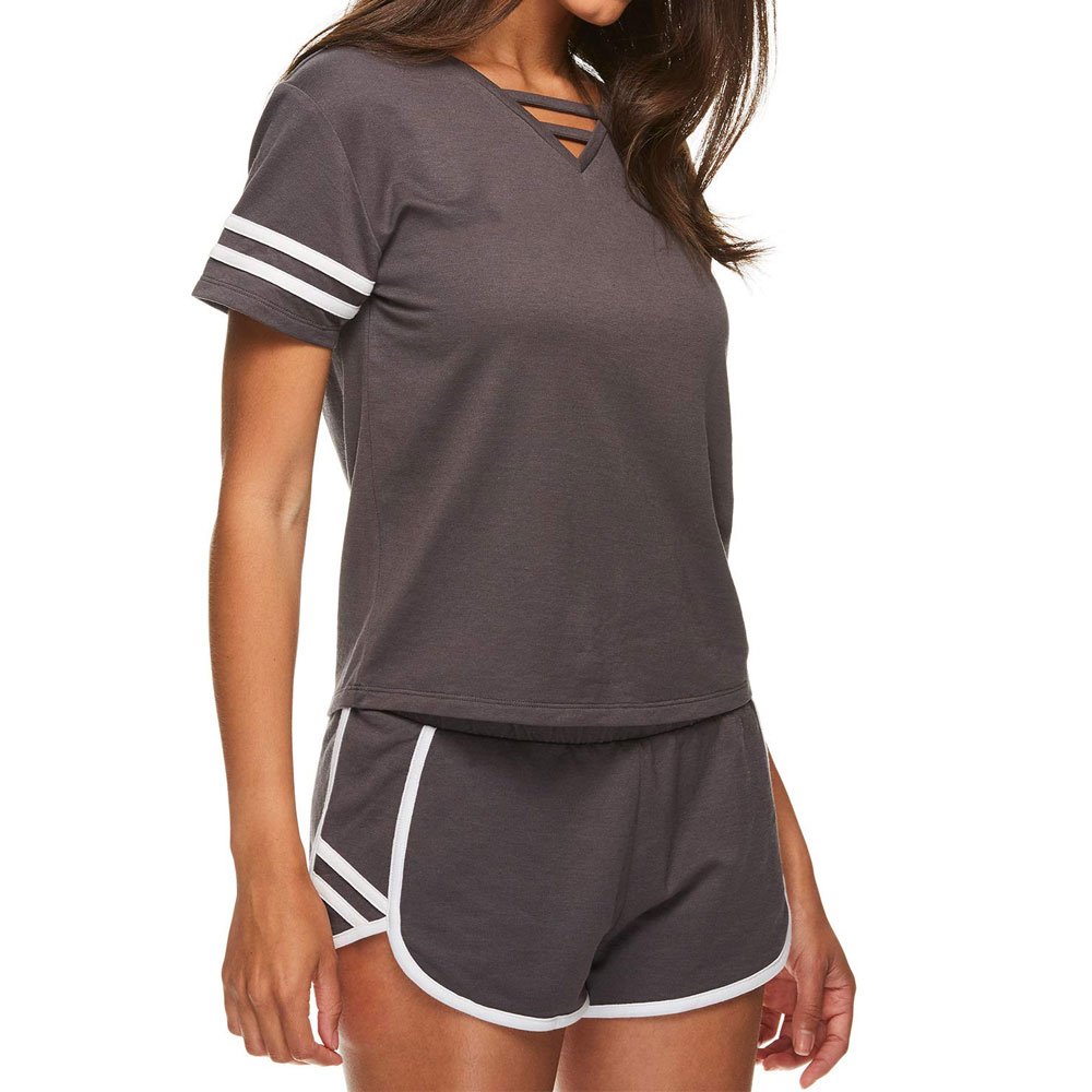 Best Selling Summer Twin Set For Ladies / Women Latest Fashion Clothes Casual Women Short T Shirt & Short Twin Set