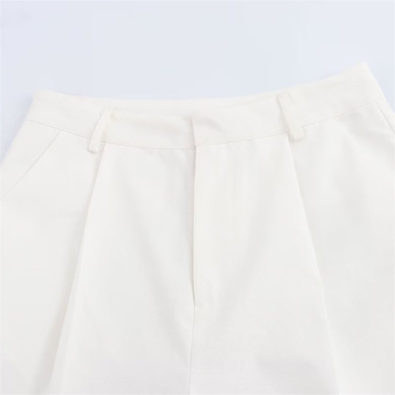 TAOP&ZA women's clothing 2024 early autumn new style temperament high waist slim pleated drape wide leg trousers 2010765 1255419