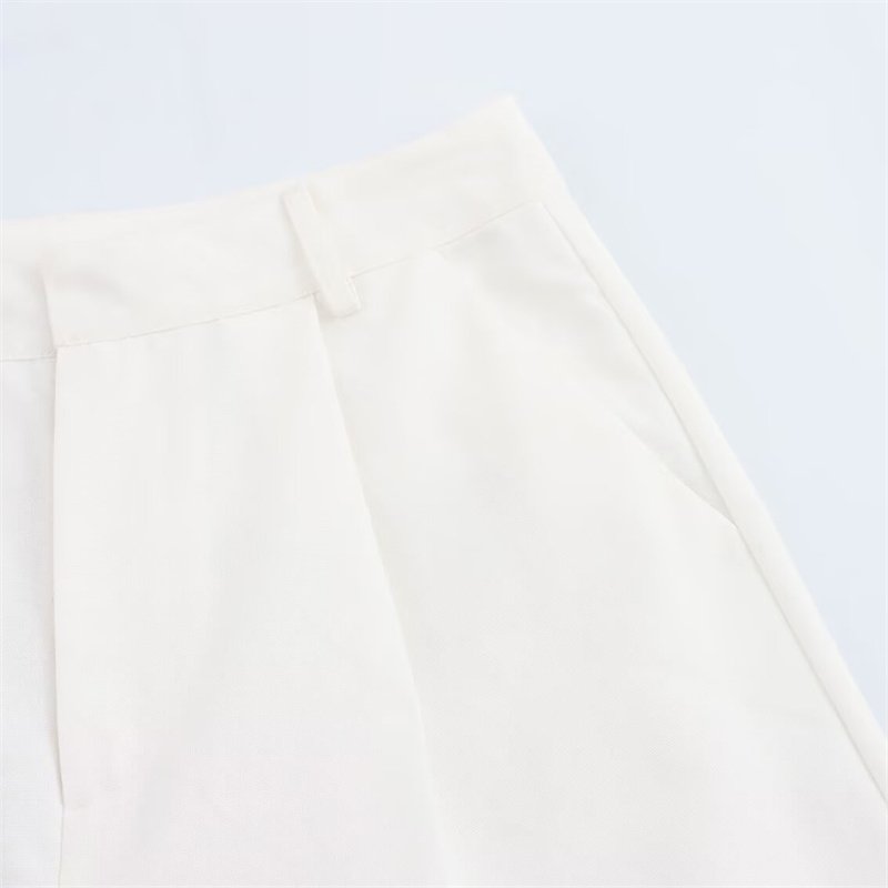 TAOP&ZA women's clothing 2024 early autumn new style temperament high waist slim pleated drape wide leg trousers 2010765 1255419