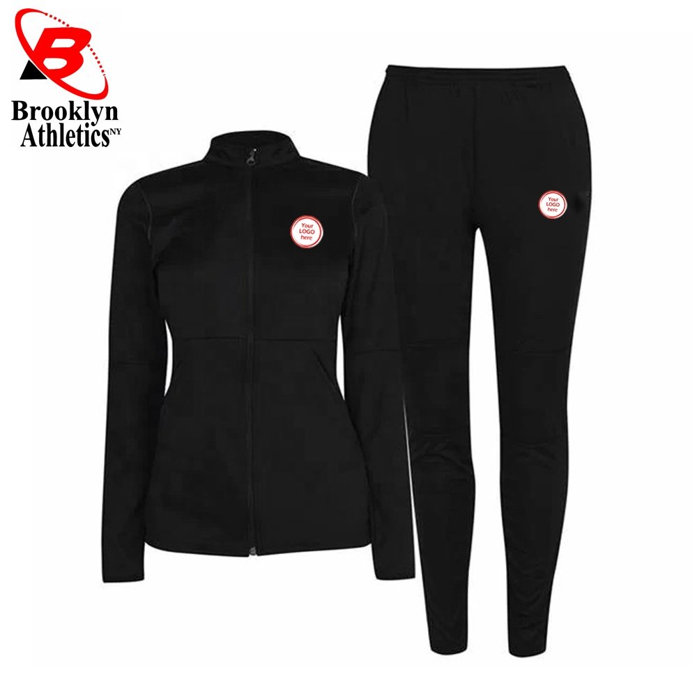Design logo heavyweight ladies letter velour stacked pants 2pc tracksuit women's