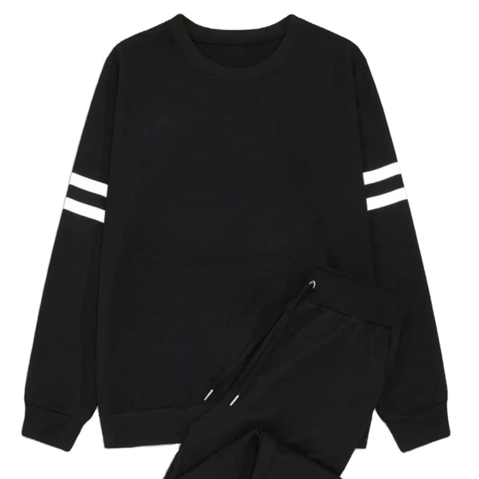 High Quality 100%Cotton Casual Clothing low Price Wholesale Manufacturer Women's Set Hoodies & Joggers Sets from Bangladesh