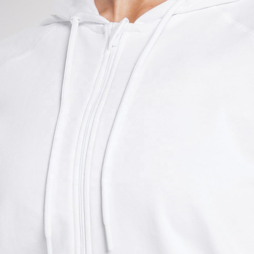 New 2024 wholesale Women's Zip Up Hoodie custom logo Basic Zipper Hooded Sweatshirt zipper hoodie for women