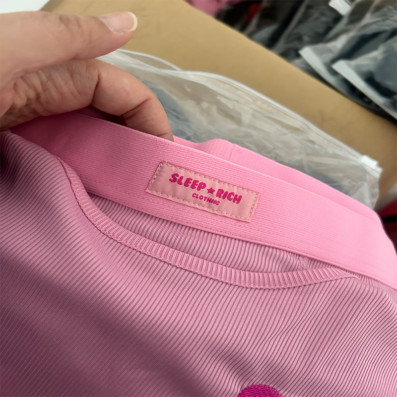 Embroidery Logo Lounge Wear Sets Women Fitness Yoga Wear 2 Pieces Set Short Sleeves Workout Suits Women's Lounge Wear