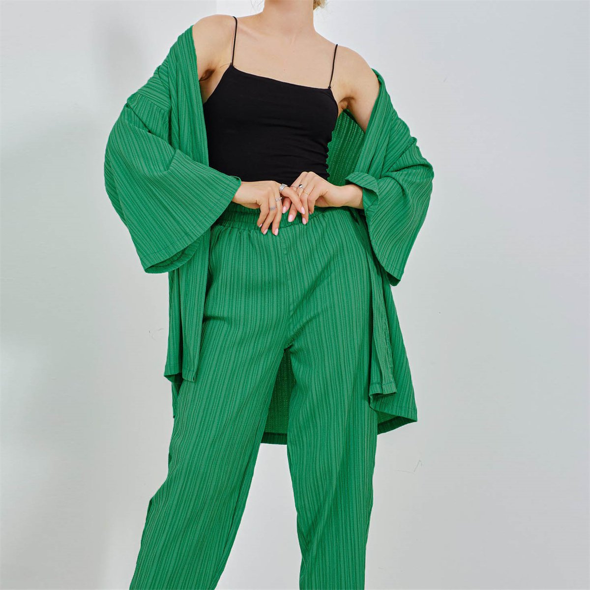 Cardigan Top Straight Pants Two Piece Set Womens Clothing Fall 2022 High Quality Long Sleeve Lounge Wear Sets 2 PCS Women's Sets