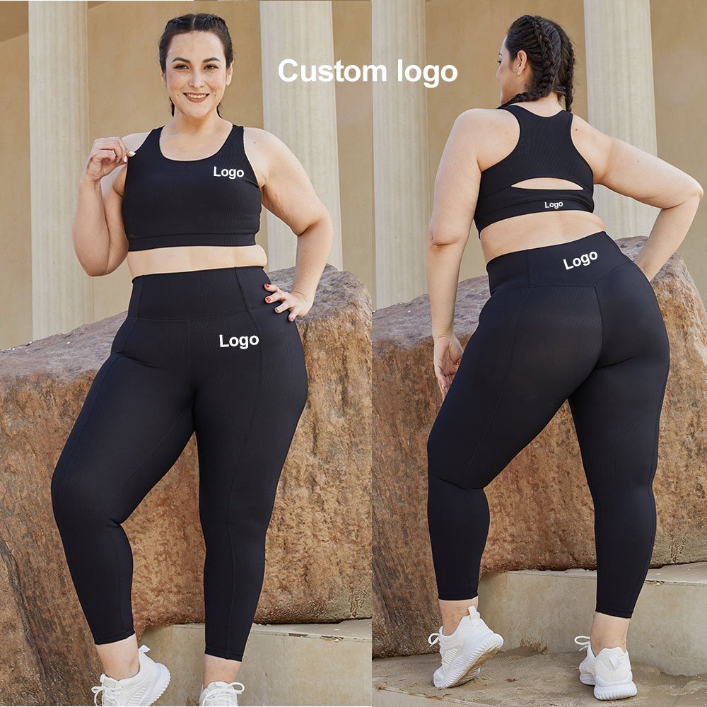 MIQI Custom Breathable Fitness SportsTraining Suits Gym Yoga Wear Plus Size Activewear Workout Sets For Women