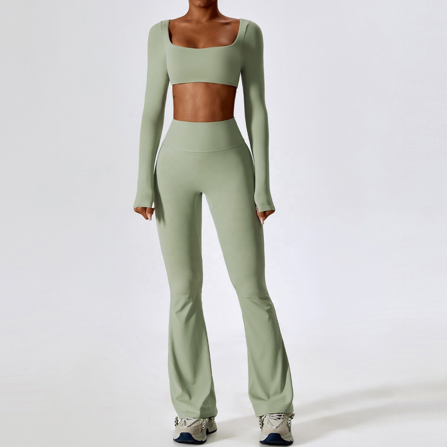2024 Autumn Shock -Proof Nude Felling Yoga Suits Fast Dry Tight Fitness Clothes Women Leisure Sports Suit