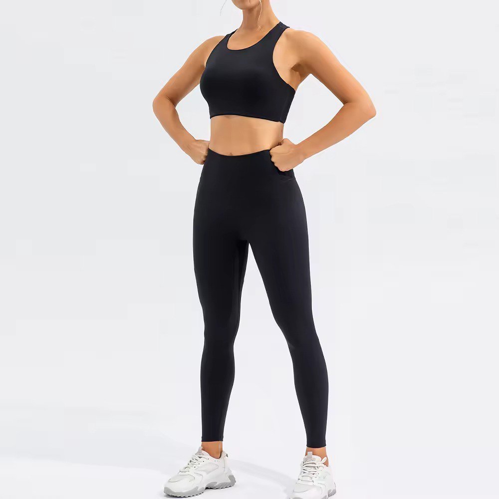 Custom Women's Sets Gym Wear Workout Activewear Gym Fitness Sets Women High Quality 2 Piece Butt Lifting Tummy Control Yoga Sets