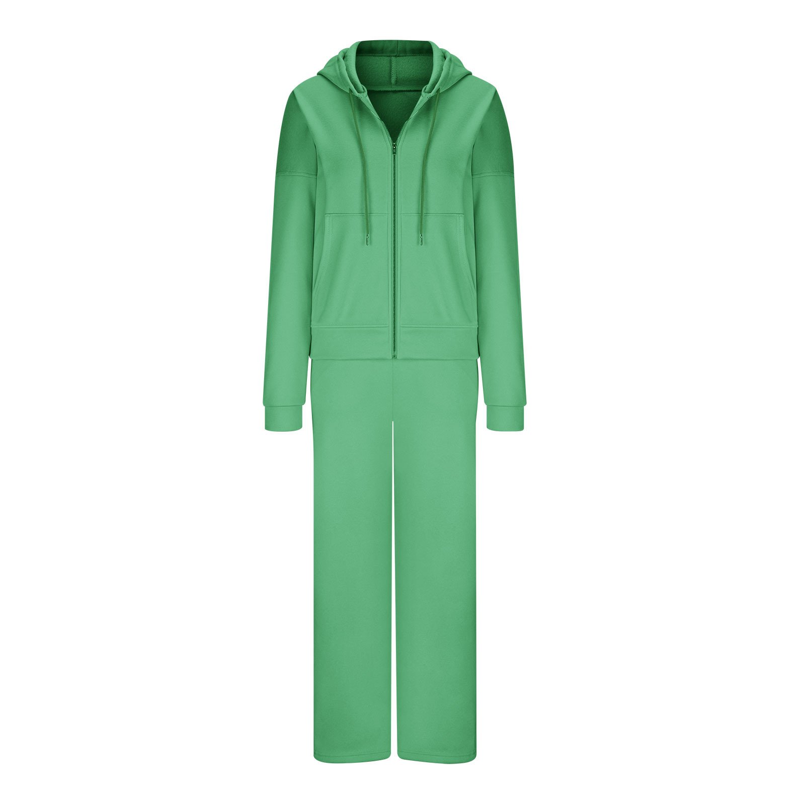 Top Ranking Solid Color Hooded Sweatshirt Gym Wear Women Sets Embroidery Casual 2 Piece Jogging Sportswear Women'S Clothing