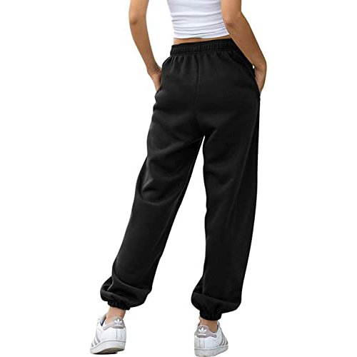 Women's Casual Sweatpants High Waist Workout Jogger Pants Baggy Trousers Running Jogging Harem Pants Active Lounge Trousers