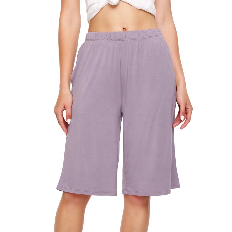 New Fall Women's Loungewear Pants Sets in Modal Viscose Organic Fabric Men's Shorts Boys Girls Shorts