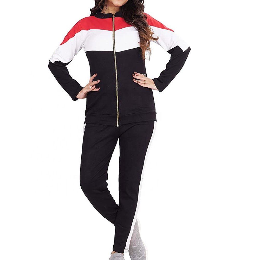 High Quality Custom Unisex Tracksuits with Side Strips custom set for women Wholesale Customize tracksuit women Sweatsuit