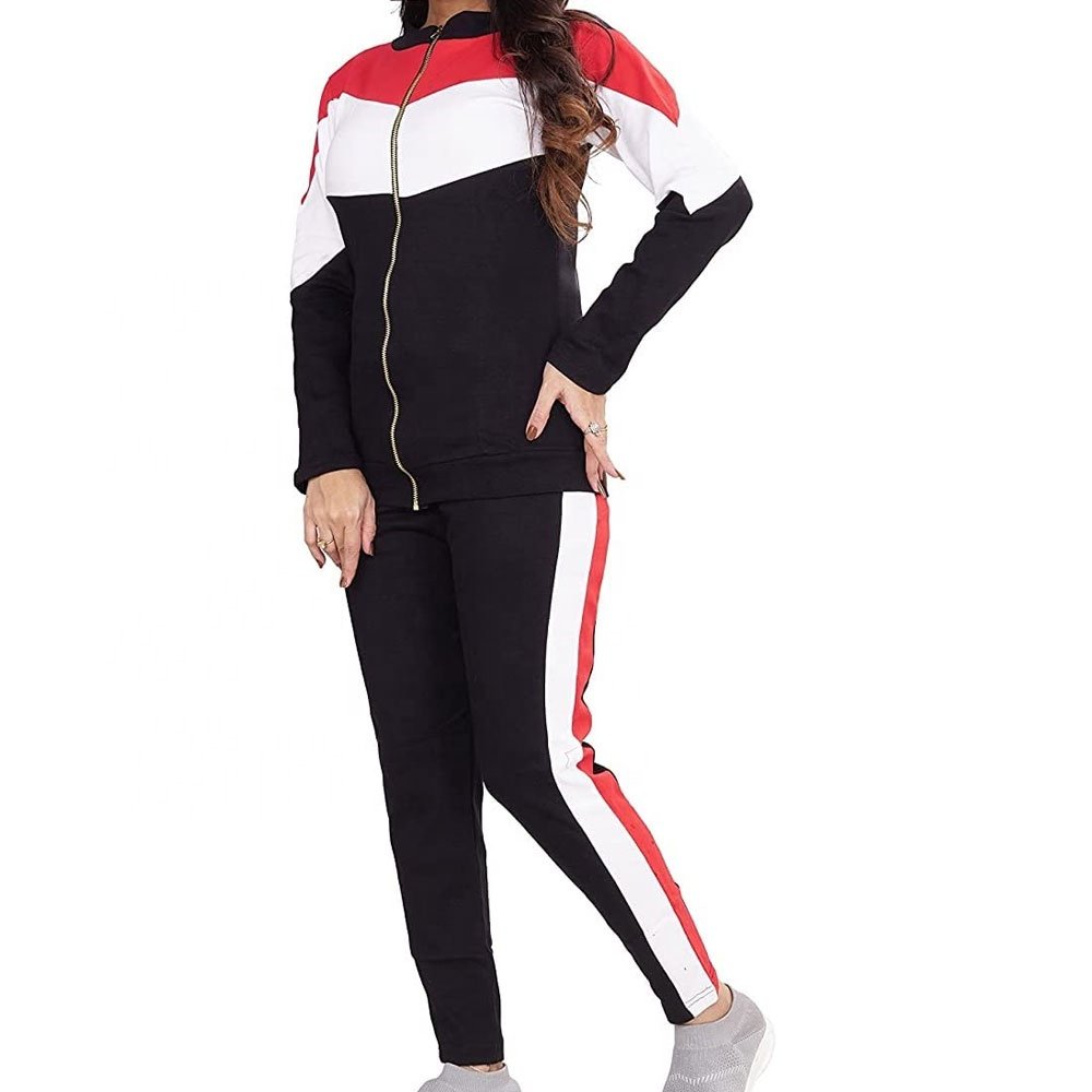 High Quality Custom Unisex Tracksuits with Side Strips custom set for women Wholesale Customize tracksuit women Sweatsuit