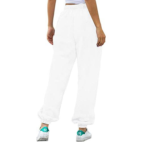 Women's Printed Jogger Pants Elastic Waist Fashion Graphic Hiphop Streetwear Loose Sweatpants cotton fleece jogger pant