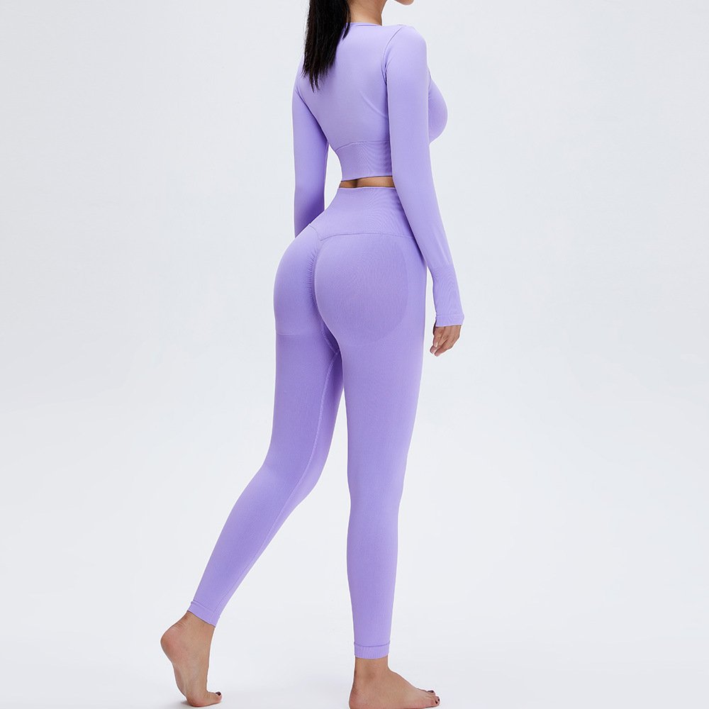 2023 New style women's yoga suit skin-friendly tight-fitting workout fitness clothes