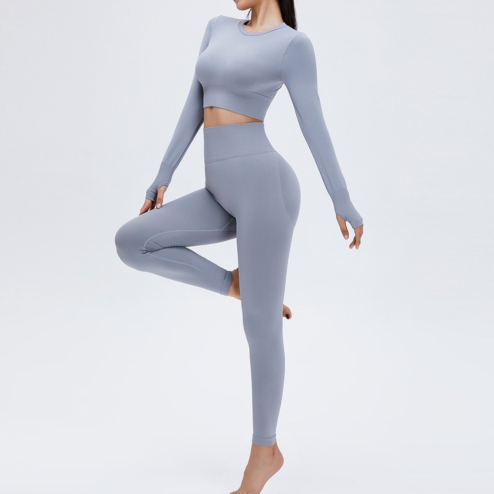 2023 New style women's yoga suit skin-friendly tight-fitting workout fitness clothes