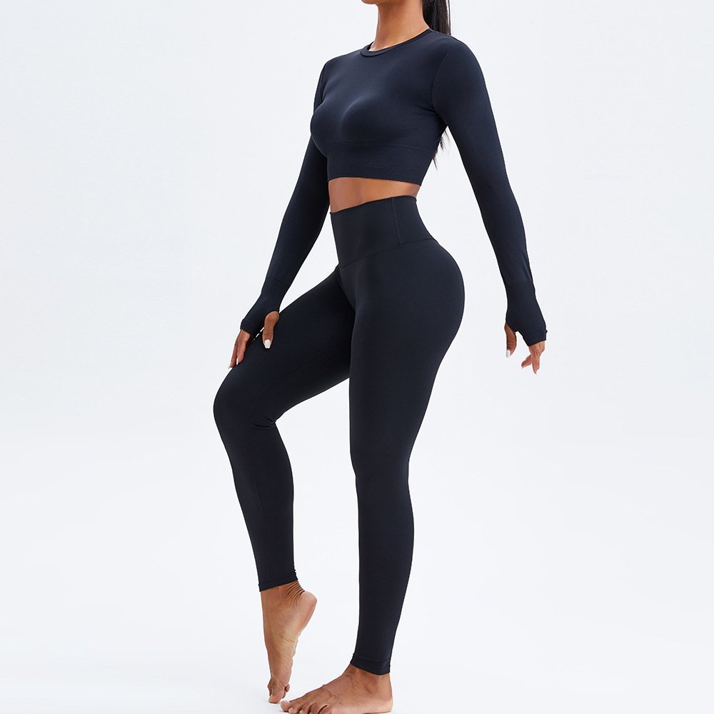2023 New style women's yoga suit skin-friendly tight-fitting workout fitness clothes