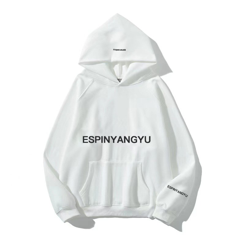 High Loose Fashion Espinyangyu Hoodie New Double-line Sweater Coat Trendy Logo Reflective Letters Men's Hoodies