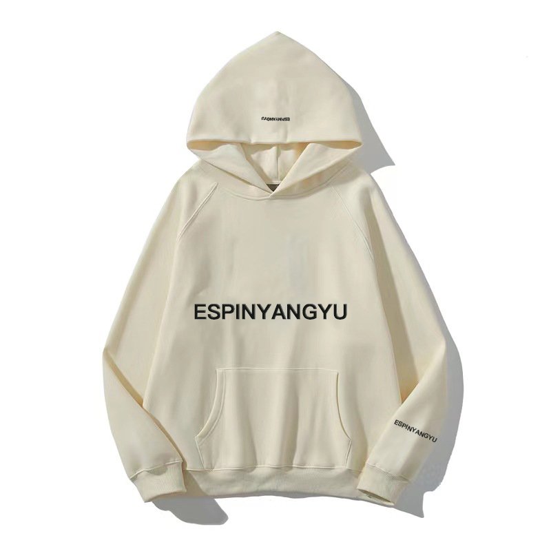 High Loose Fashion Espinyangyu Hoodie New Double-line Sweater Coat Trendy Logo Reflective Letters Men's Hoodies
