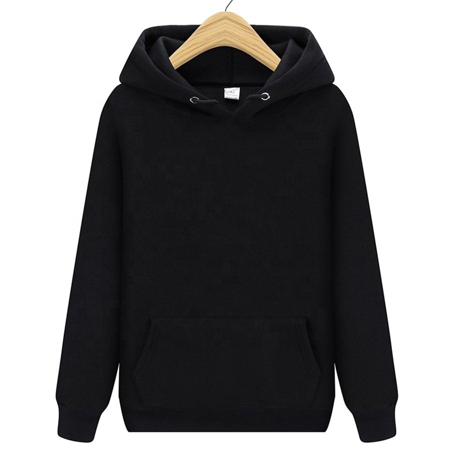 Wholesale low MOQ Custom Logo Print Cotton Blank Thick Luxury no string hoodie Tracksuit Unisex Heavyweight Plain Men's Hoodies