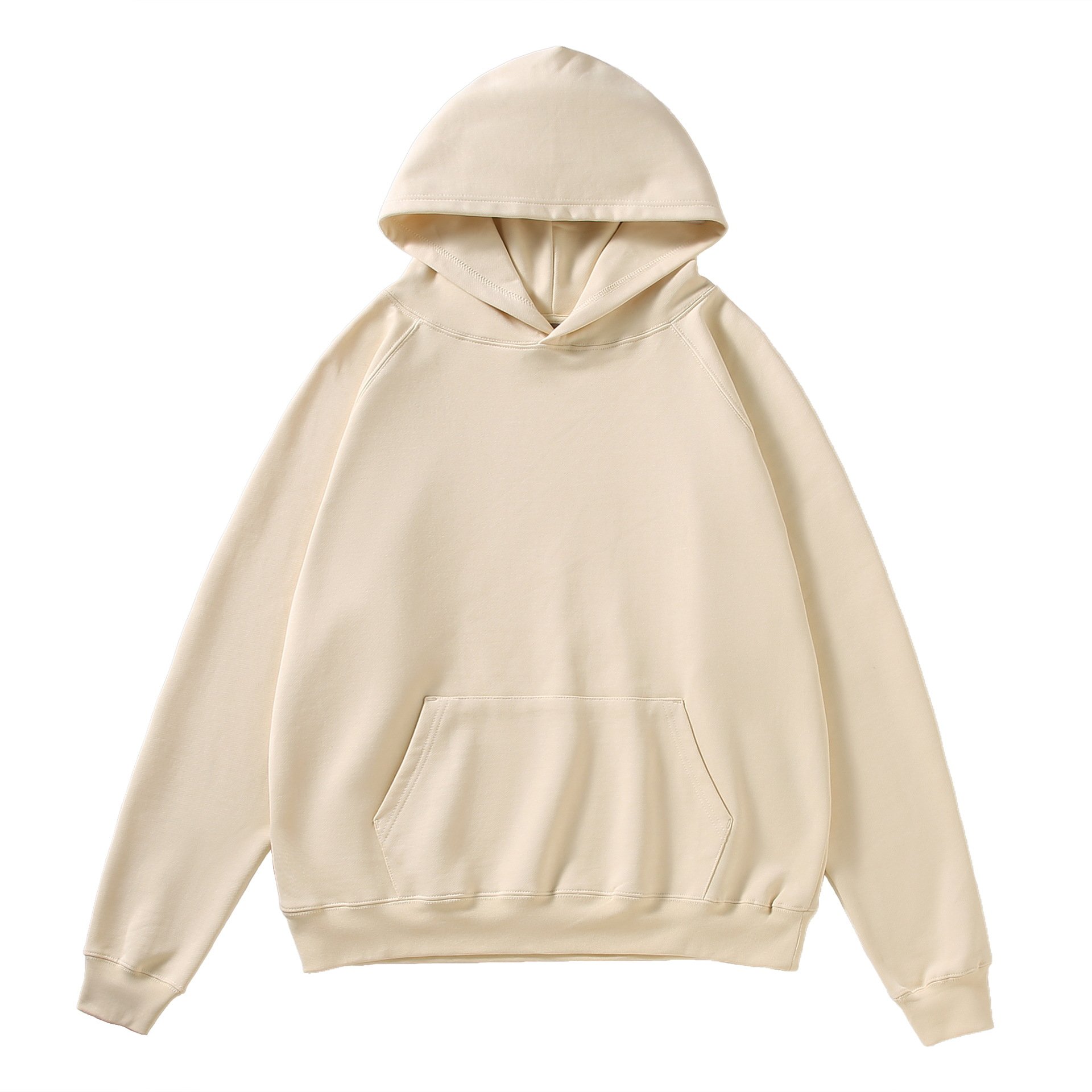 H5364 Hoodies Manufacturers Custom 480g 100% Cotton French Terry Unisex Hoodies No String Men's Hoodies