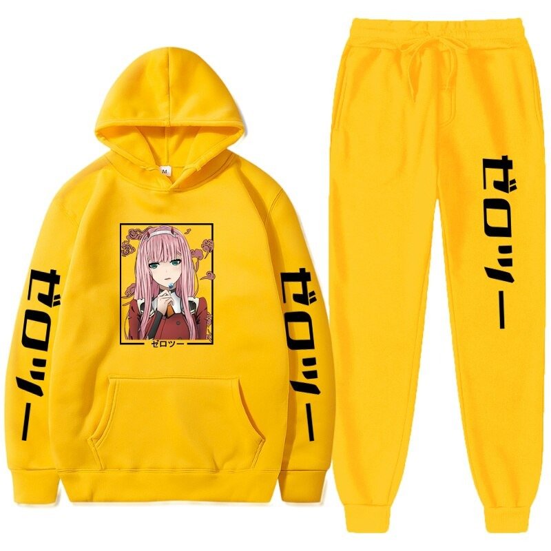 New 2 Pieces Set Hip Hop customized Hoodies + Pants Tracksuit Men Women Sweatshirt Street wear Pullover Mens tracksuits