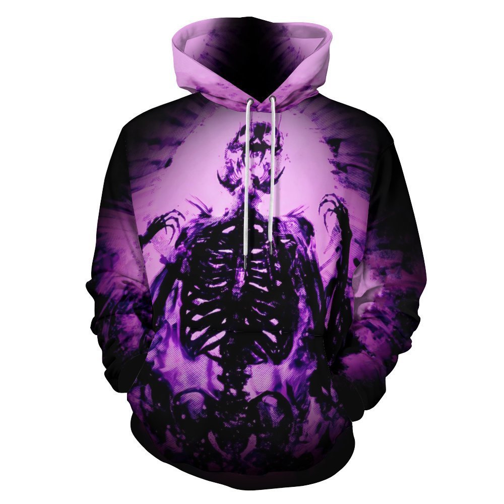 halloween men's hoodies sweatshirts streetwear polyester high quality anime vintage fashion hip hop Skull custom graphic print