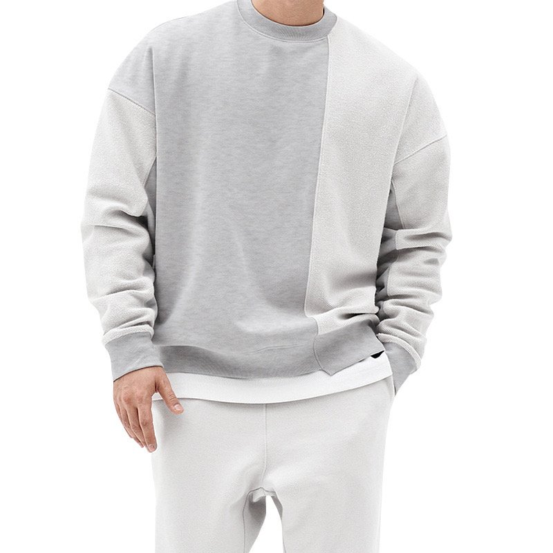 2024 Hotsale plain color heavyweight drop shoulder men's hoodies sweatshirt custom logo men's sweatshirts
