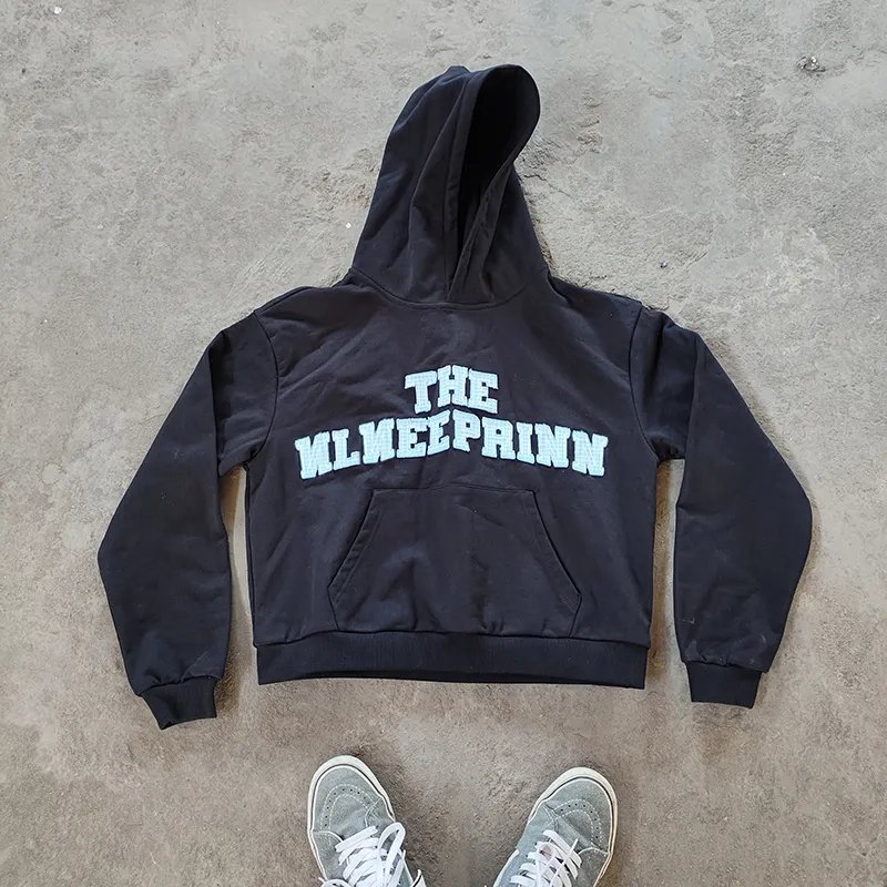 Yunmei Custom Cotton Oversized Hoddie Towel chenille Embroidery Hoodie Streetwear Mens Hodie Hip Hop Heavyweight Hoodies For Men