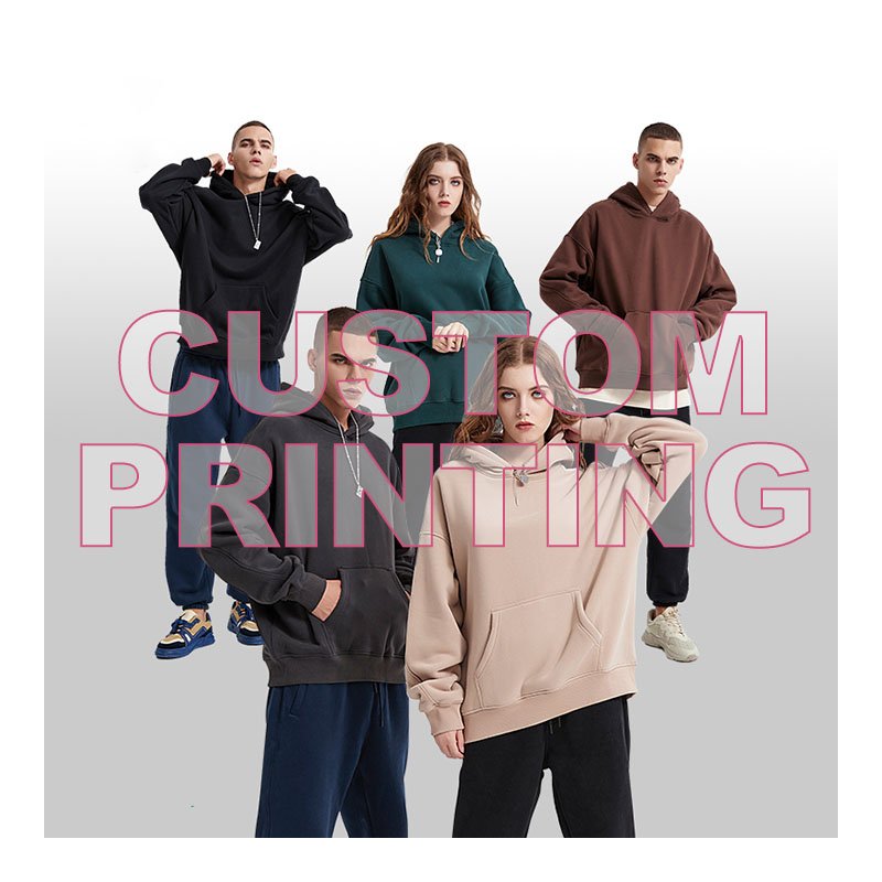 With Best-selling Custom Men Anti-wrinkle Oversized Hoodies Crew Neck Men's Embroidery Print Hoodies for men