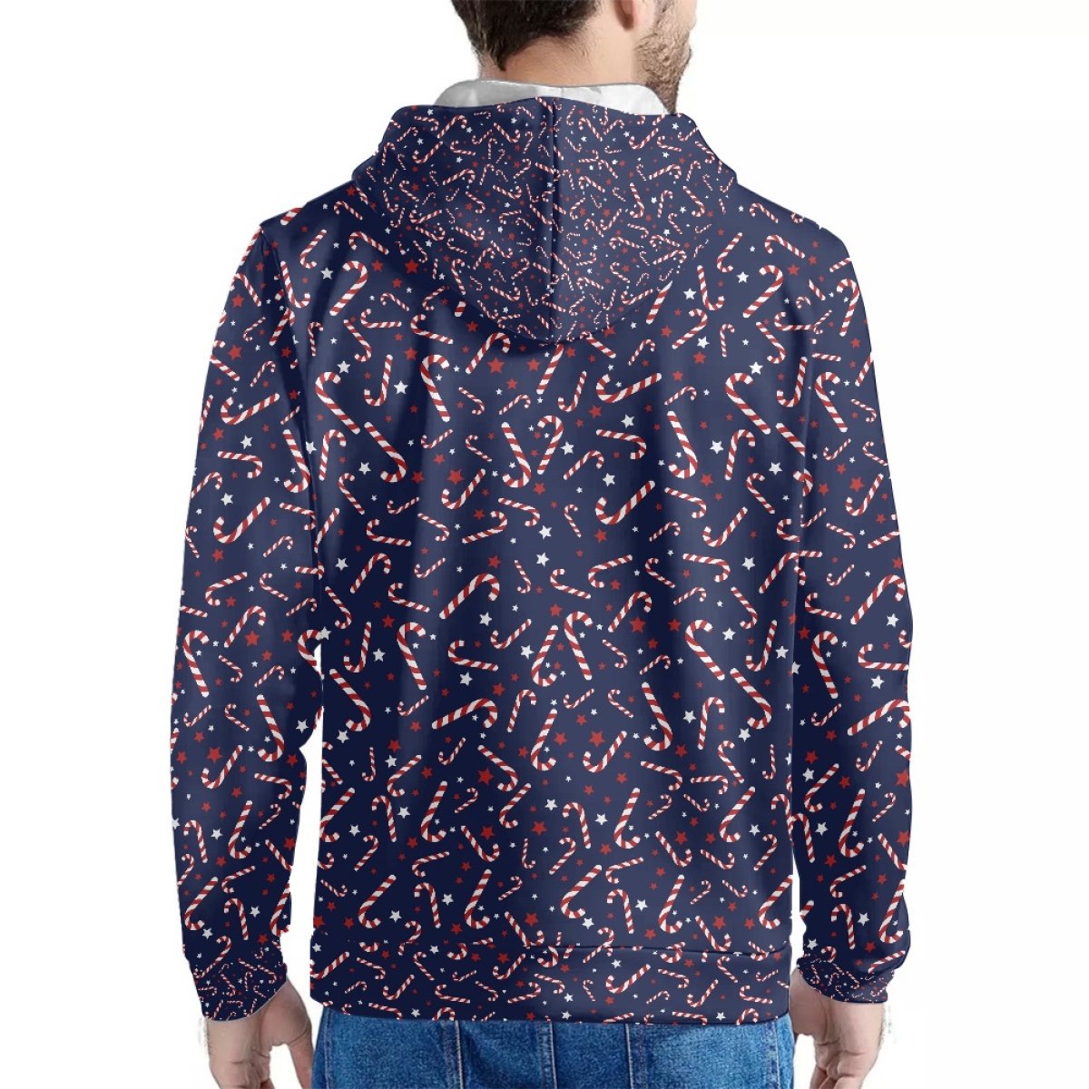 New Design Merry Christmas Digital Sublimation Cute Skull Printing Unisex Hoodies and Sweatshirt Christmas Men's Hoody